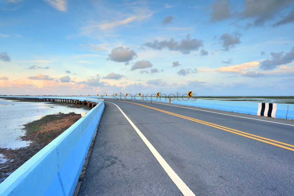 Image, Stock Photo road into nothing Ocean