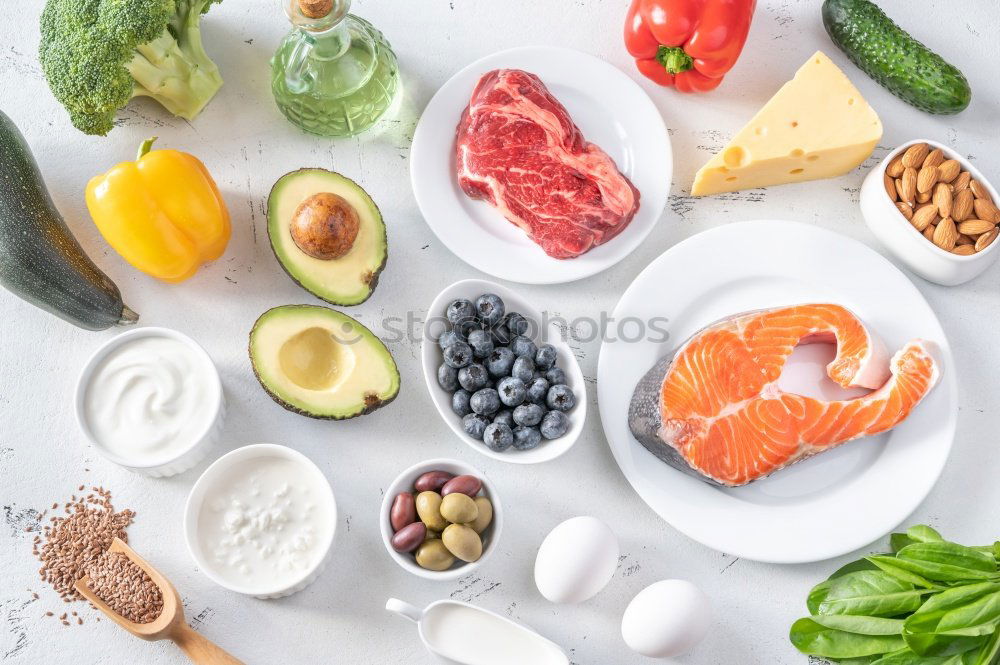 Similar – Image, Stock Photo Healthy Smoothie Ingredients in Mixer