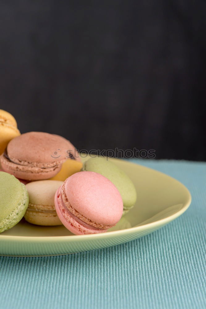 Similar – Image, Stock Photo macarons in a white ceramic cup