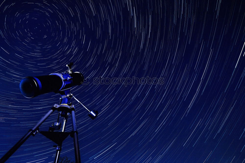 Similar – Optical telescope against night starry sky