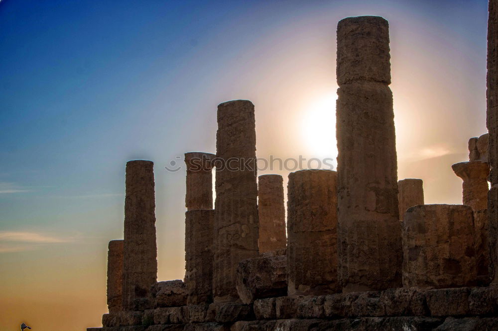 Similar – Image, Stock Photo Columns without roof Egypt