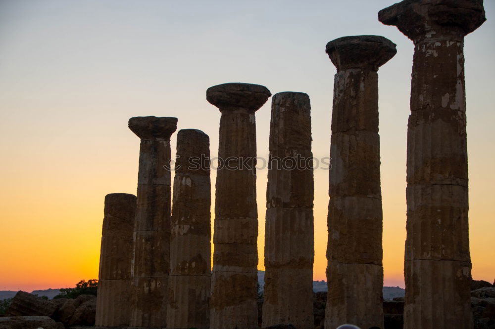 Similar – Image, Stock Photo View of the Valley of the Temples in Agrigento, Sicily, Italy