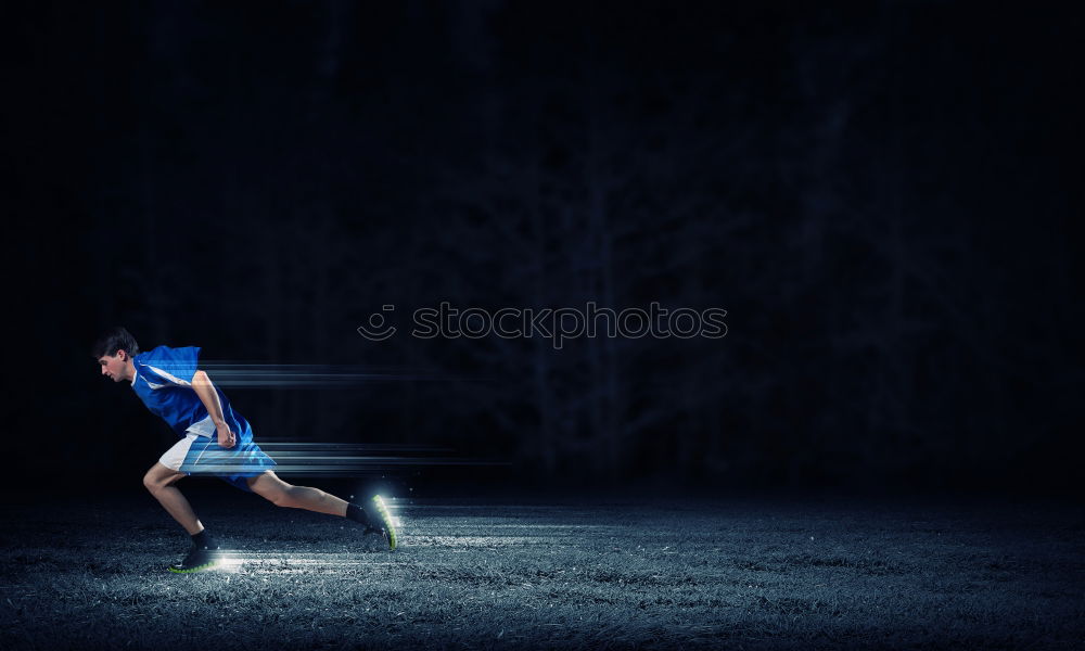 Similar – Image, Stock Photo Young woman jumping over drain