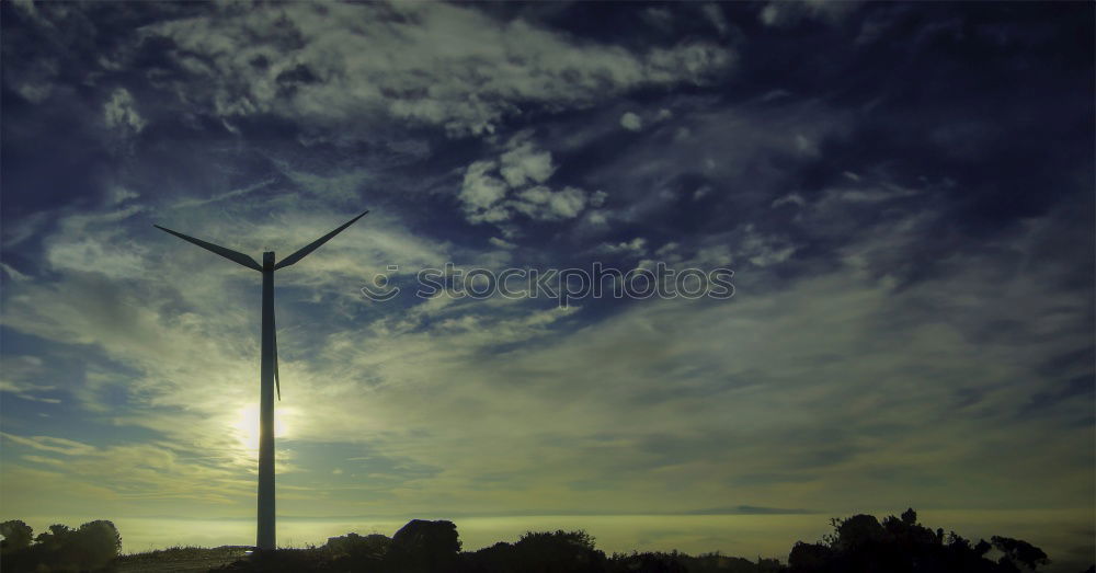 Similar – Windmills at sunset