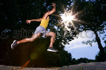 Similar – Image, Stock Photo At the edge of a cliff