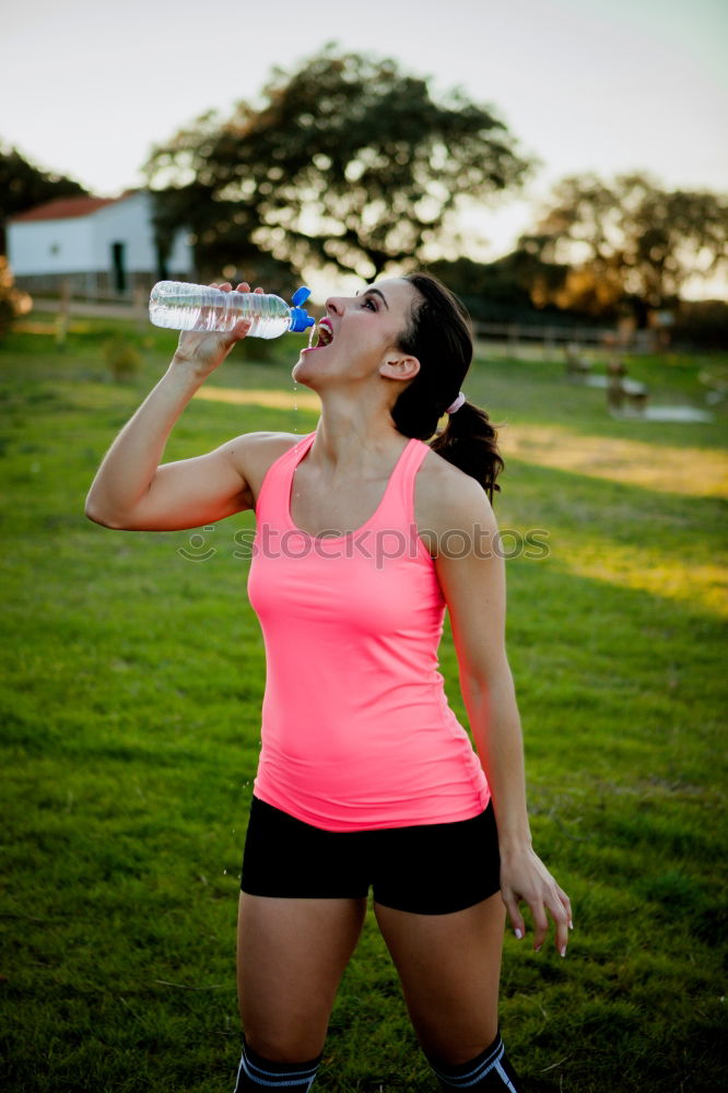 Similar – athletic woman portrait