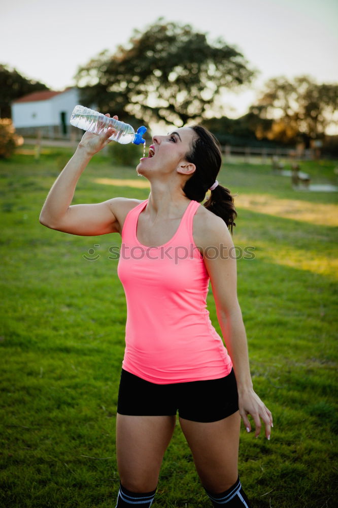 Similar – athletic woman portrait