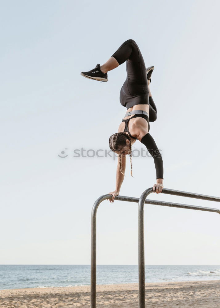 Similar – Man skating near sea Joy