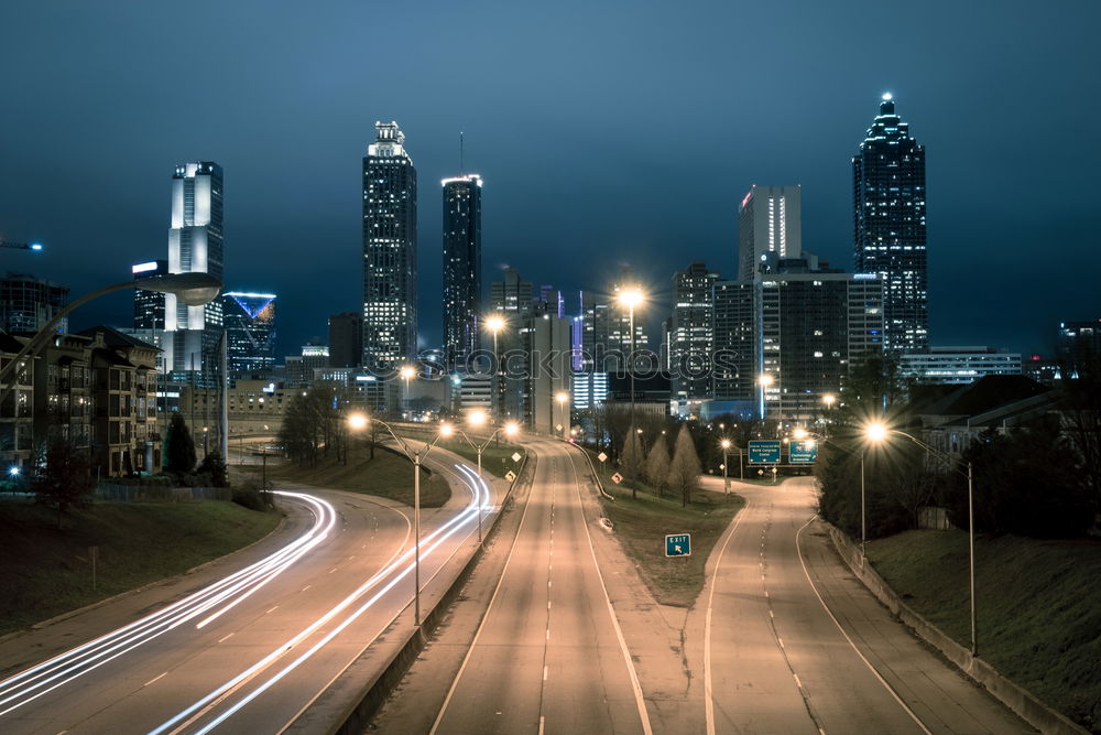 Similar – Frankfurtsstraße bei Nacht