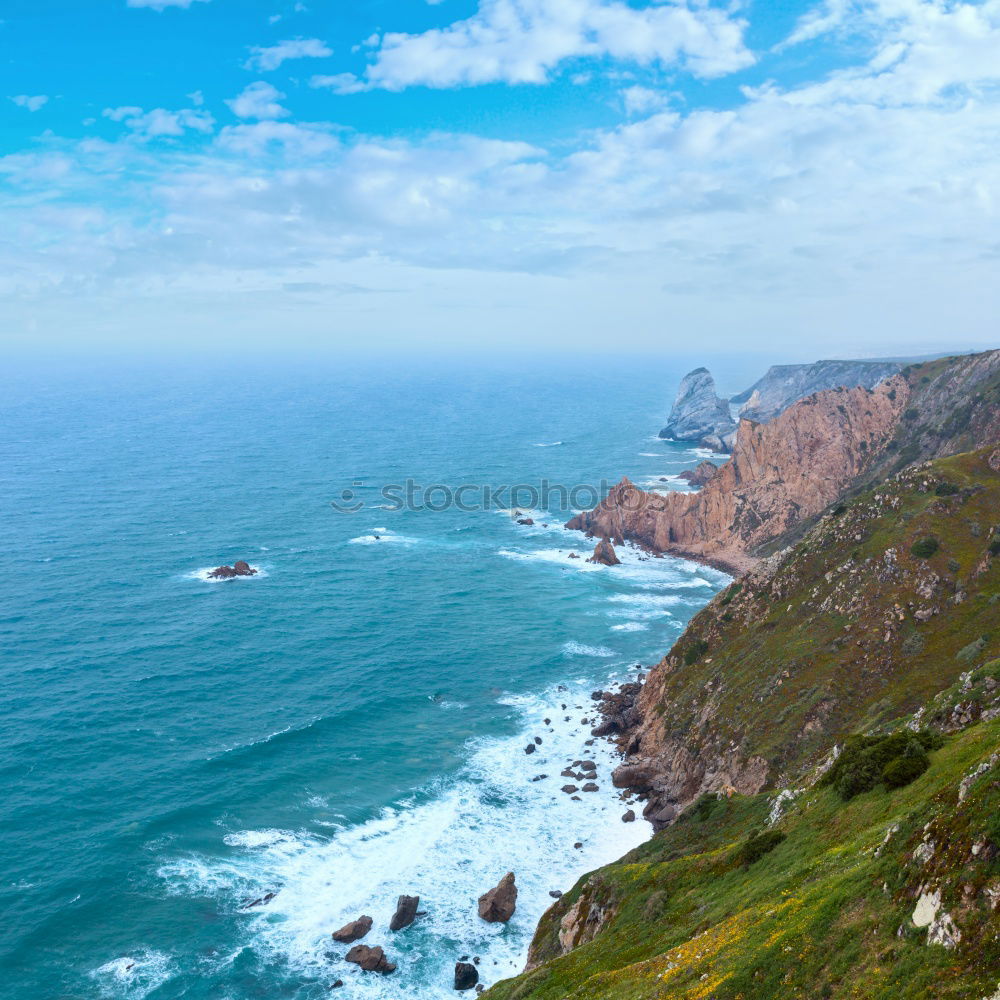 Similar – Lighthouse Nordeste on the Azores