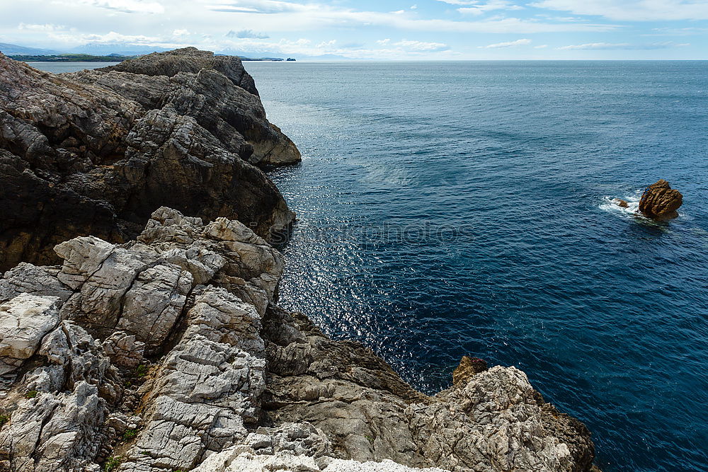 Similar – Image, Stock Photo Baltic Sea coast on the island of Moen in Denmark