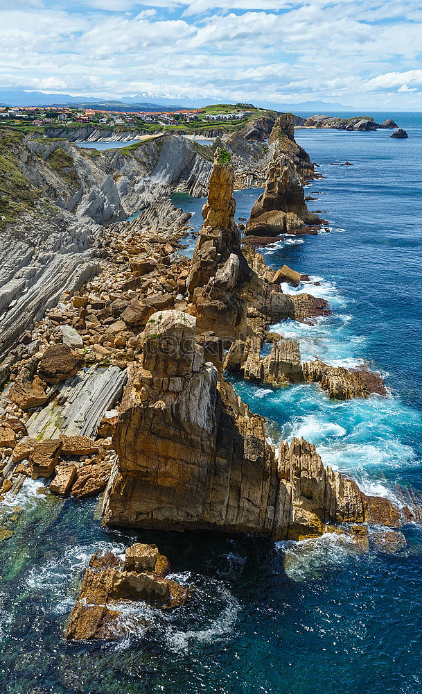Similar – Image, Stock Photo Granite and lighthouse island