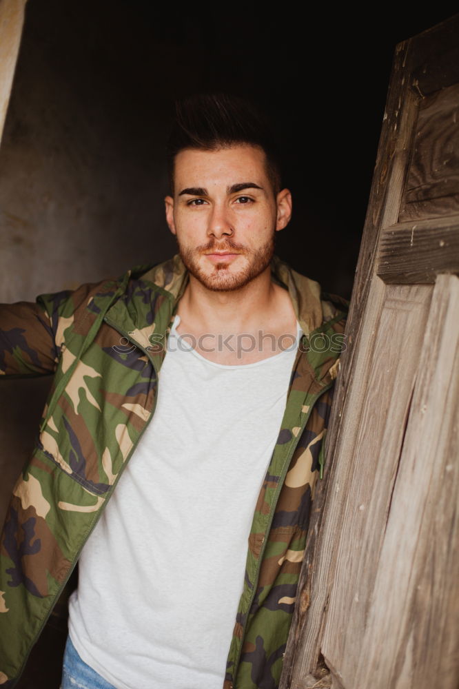 Similar – Image, Stock Photo Attractive guy with beard