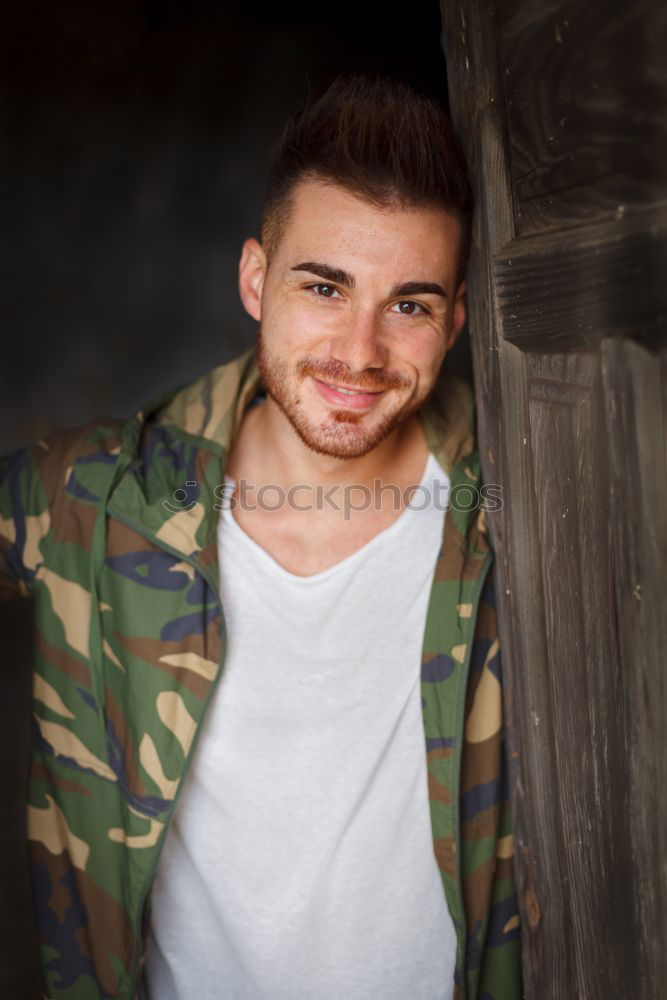 Similar – Image, Stock Photo Attractive guy with beard