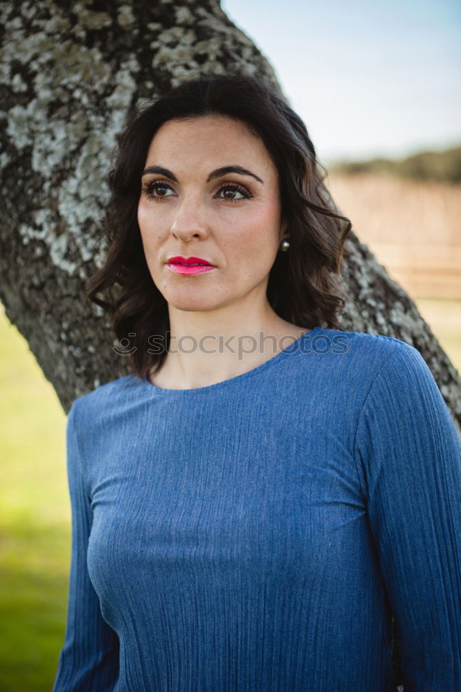 Similar – Image, Stock Photo Pretty brunette woman