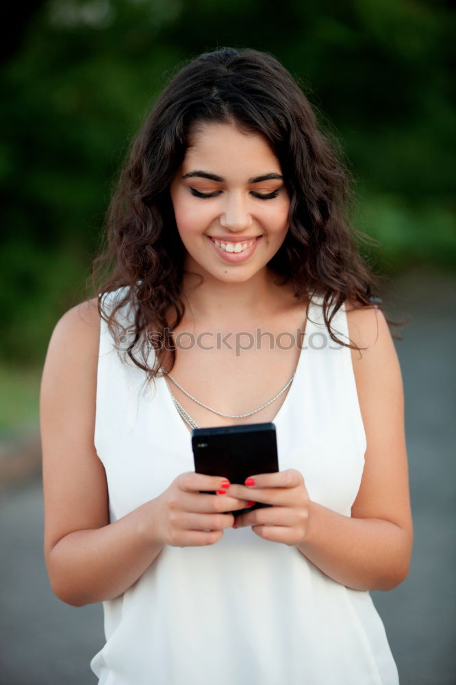 Image, Stock Photo Beautiful brunette girl