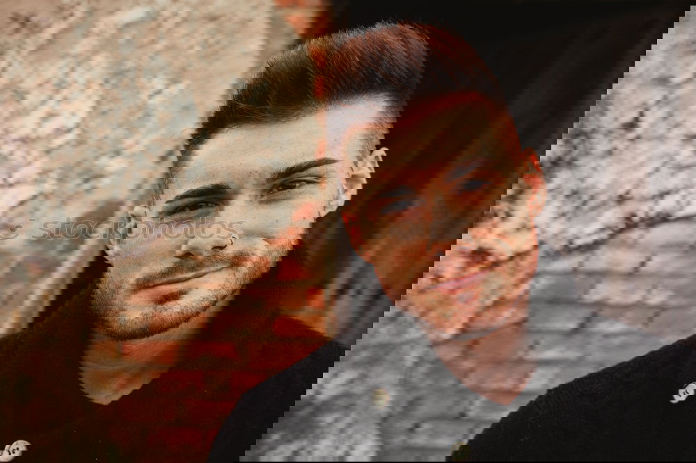 Similar – Image, Stock Photo Attractive guy in a old house with black jersey