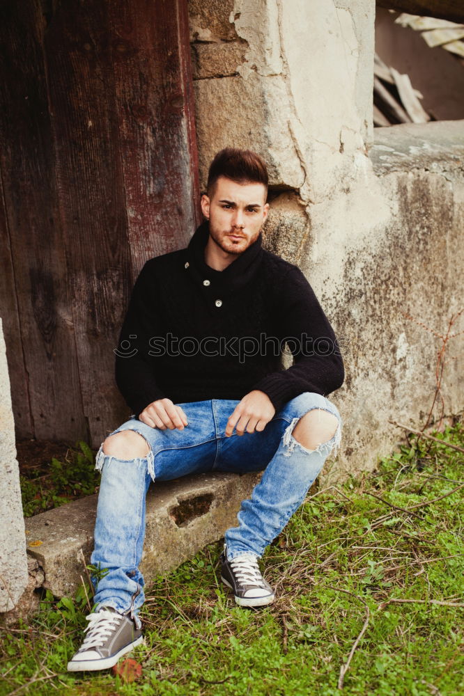 Similar – Image, Stock Photo Attractive guy Lifestyle