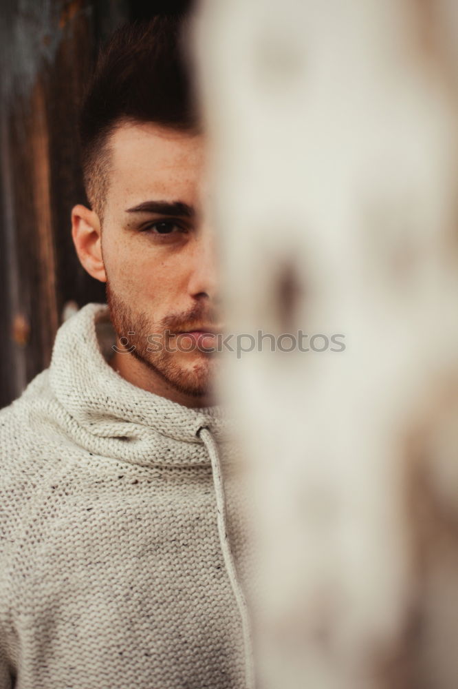 Similar – Image, Stock Photo Attractive guy with beard