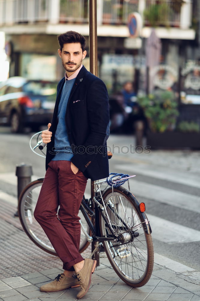 Similar – Image, Stock Photo Young man wearing winter clothes outdoors