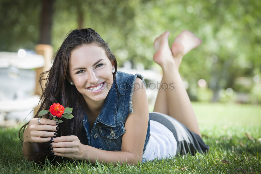 Similar – Image, Stock Photo flower girl Lifestyle