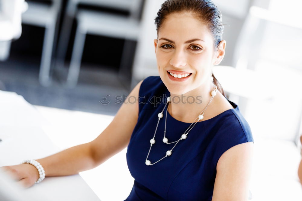 Similar – Image, Stock Photo Woman on escalator