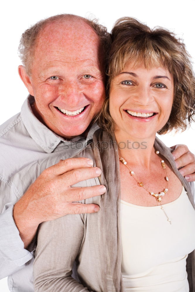 Similar – Portrait of happy father and daughter embracing on the street