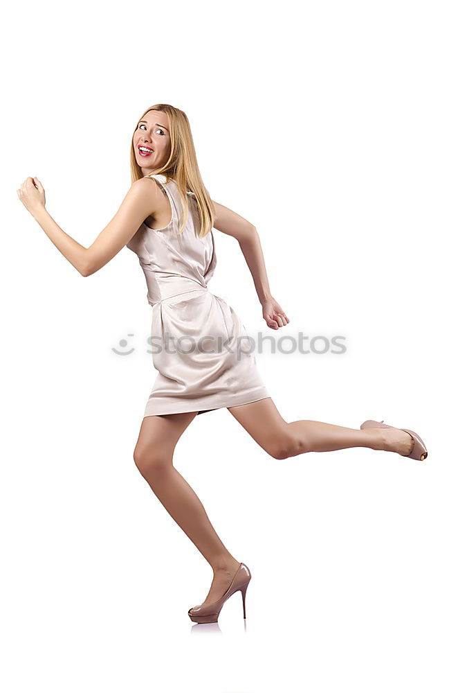 Similar – Image, Stock Photo Ballet dancer with leg up