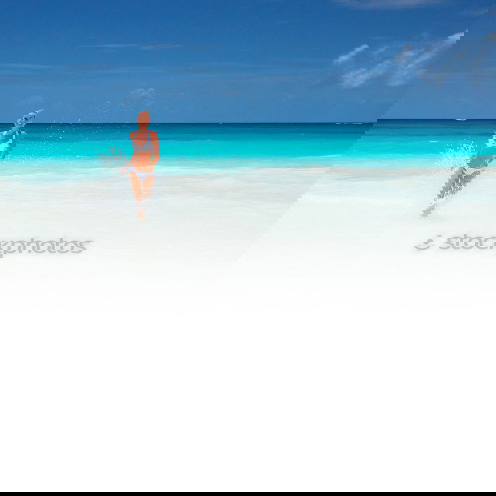 Similar – Image, Stock Photo ST. PIERRE Woman Ocean