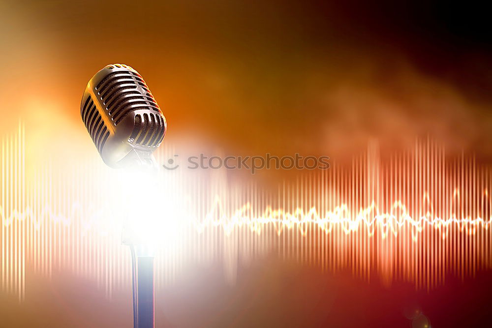 Similar – Microphone in hand