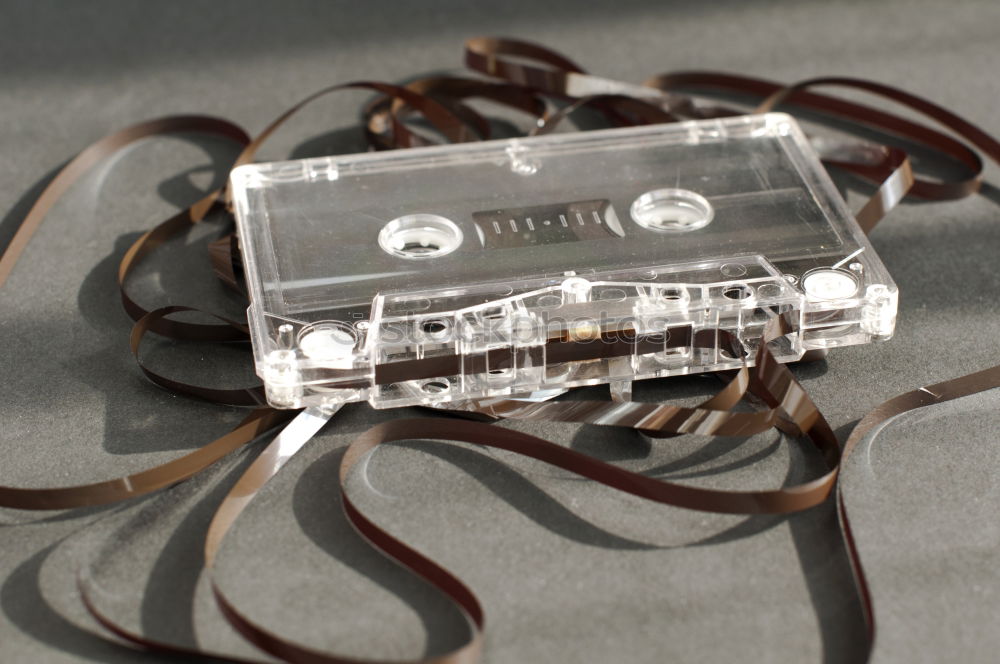 Similar – Image, Stock Photo Retro cassette player with headphones