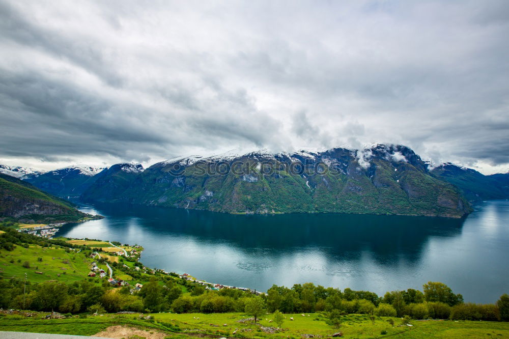 Similar – Image, Stock Photo Storfjord in Norway