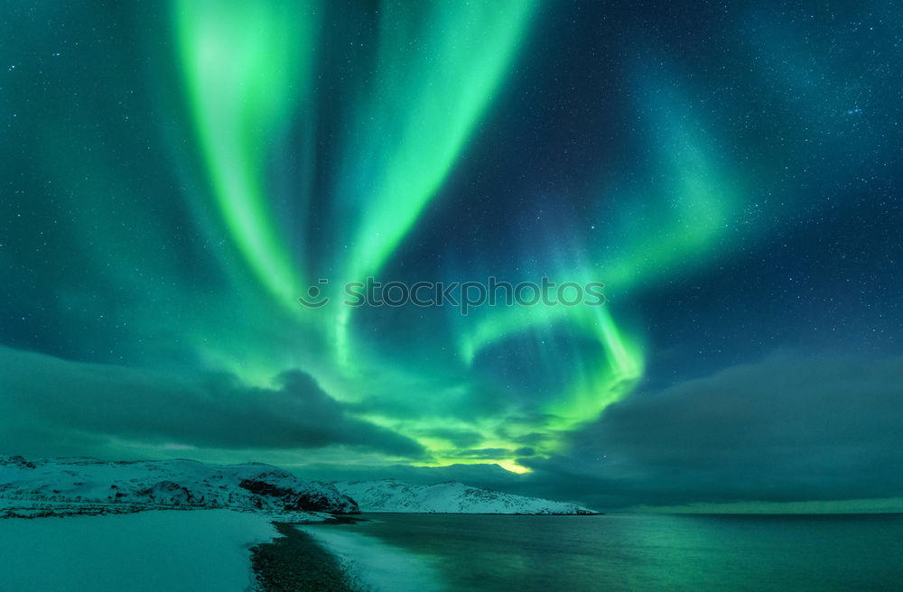 Similar – Aurora borealis in Greenland