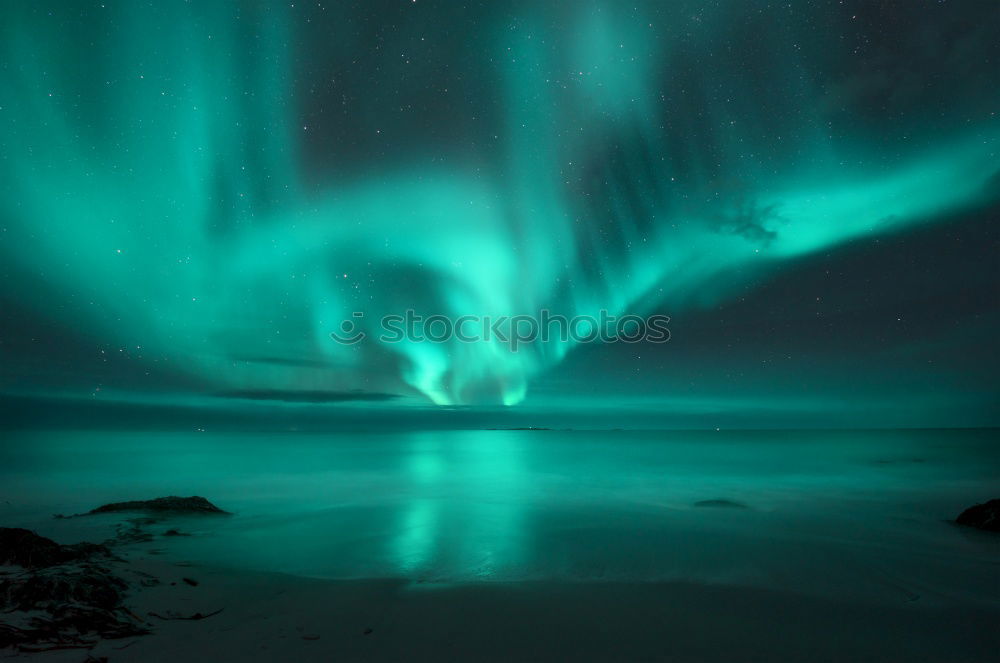 Similar – Aurora borealis in Greenland