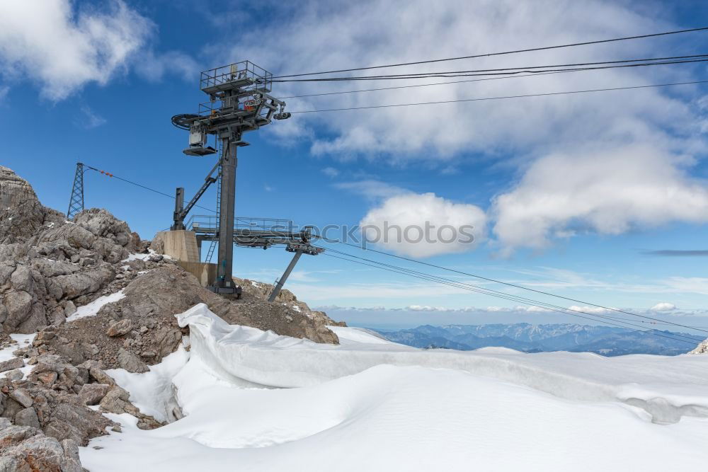 Similar – wonderfull winter day on the Zugspitze