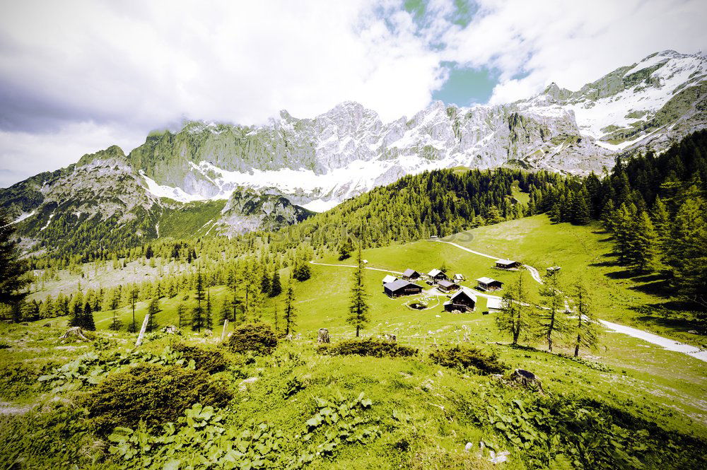 Similar – Image, Stock Photo Panorama of snowy Tatra mountains in spring, south Poland