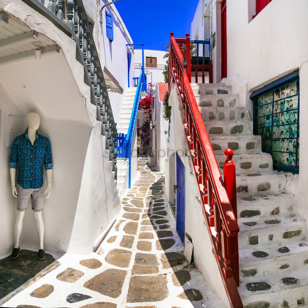 Similar – Blue street in Chefchaouen, Morocco