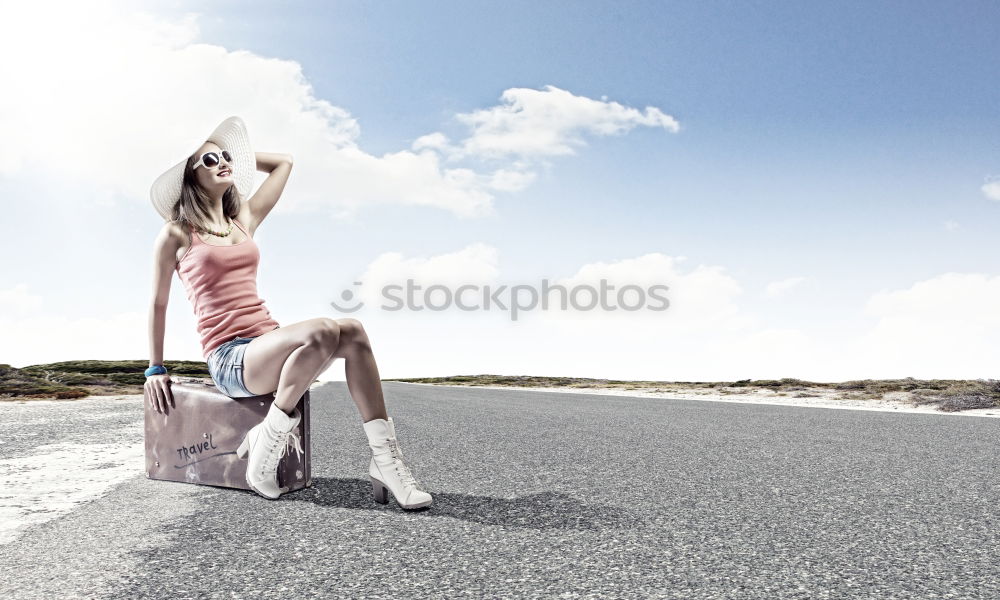 Similar – Image, Stock Photo Beautiful young playing with her dog.