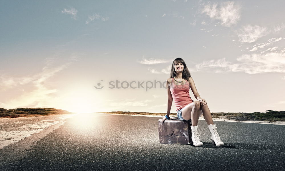 Similar – Image, Stock Photo Beautiful young playing with her dog.