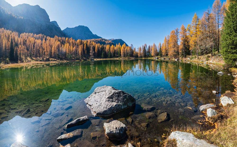 Similar – reflections in lake seebensee