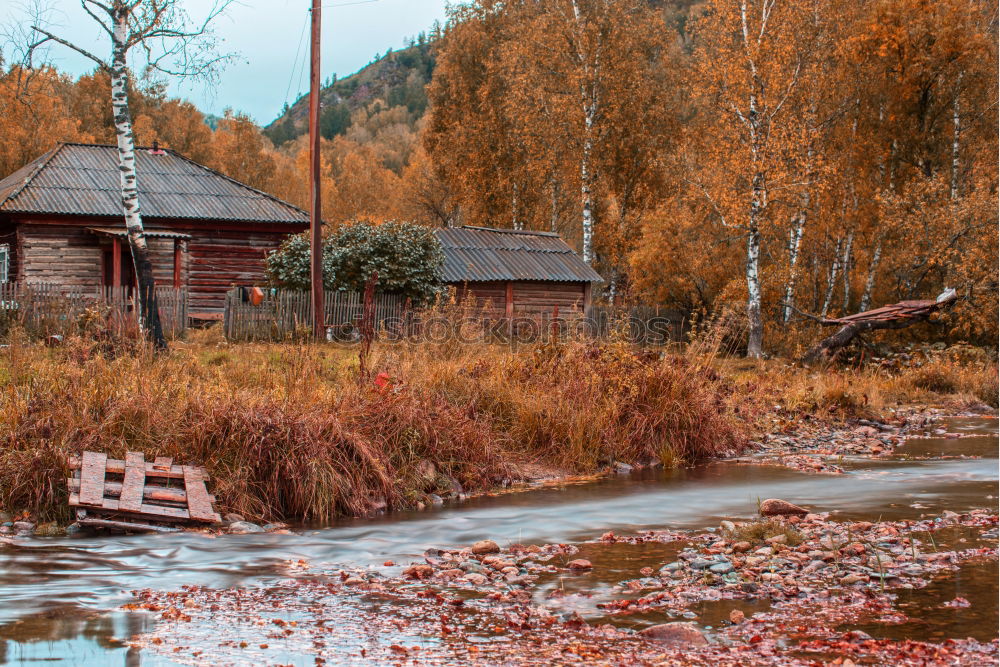 Similar – Image, Stock Photo Autumnal decay Hut