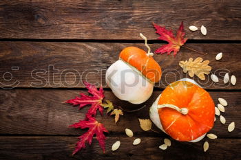 Similar – Glass jars with juice on a gray wooden background