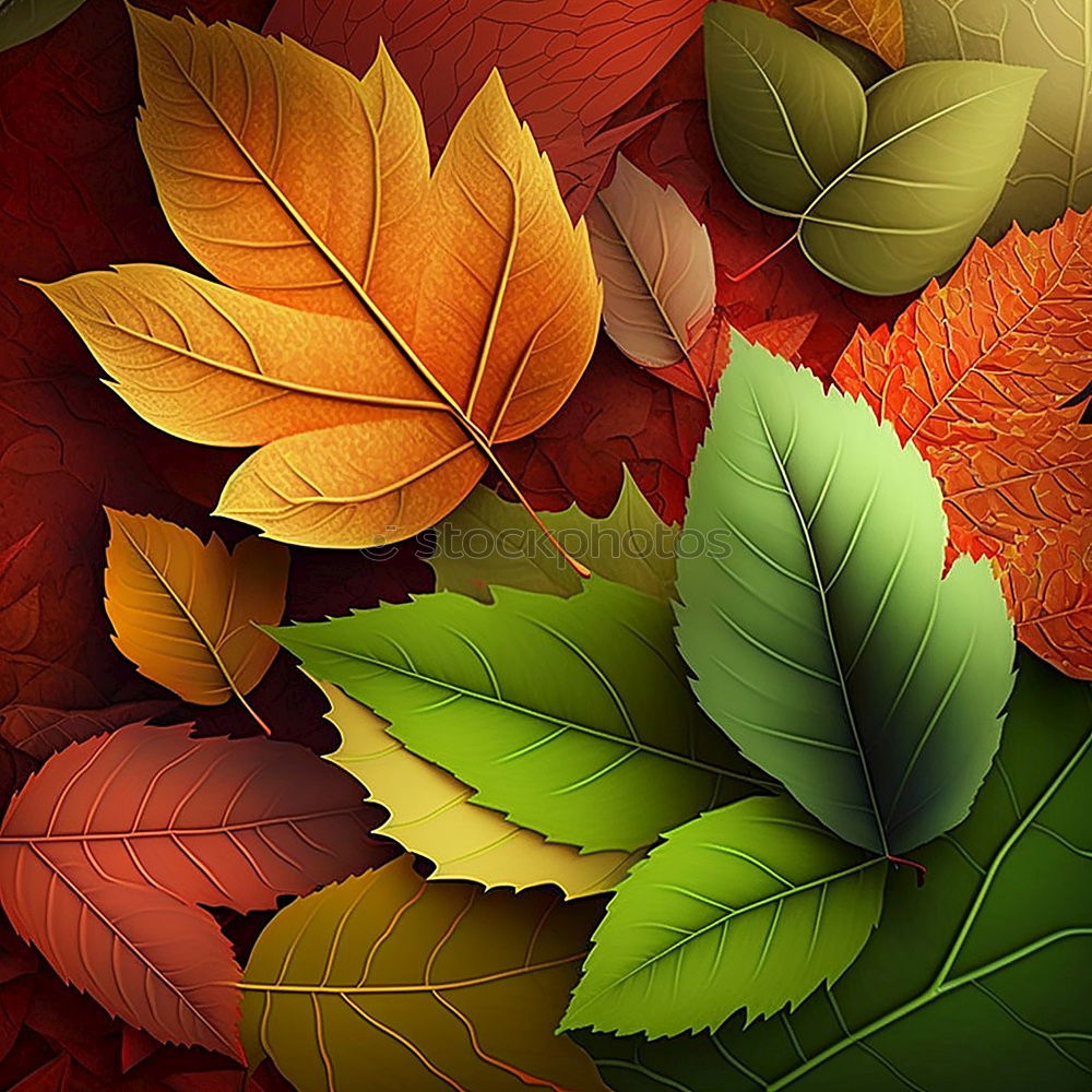 Similar – Image, Stock Photo in the middle of autumn