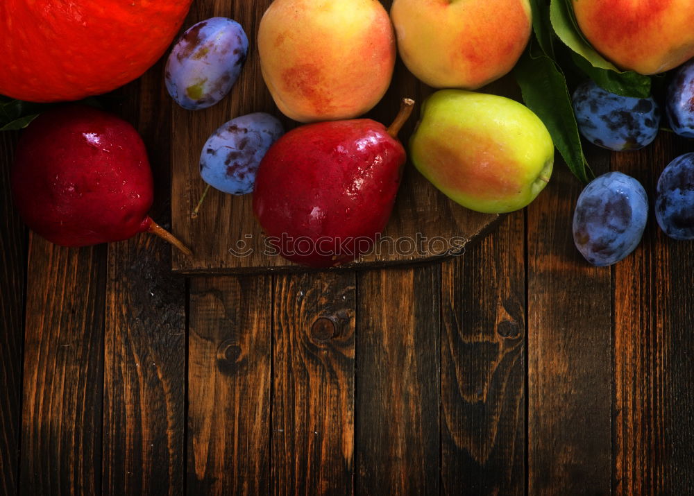 Similar – Image, Stock Photo Fresh plums with leaves