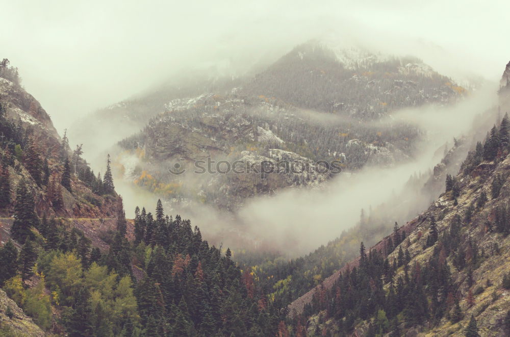 Similar – Small river flowing between cliffs