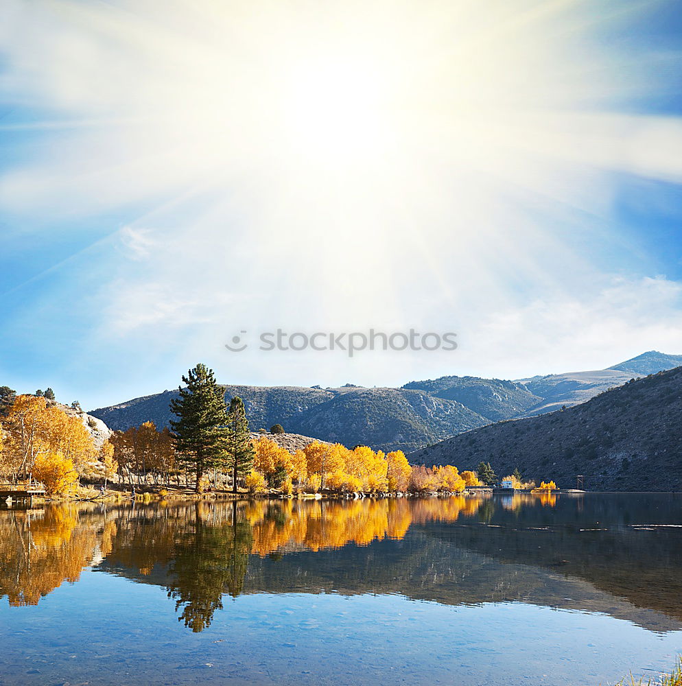 Similar – Image, Stock Photo Beautiful blue lake in the mountains