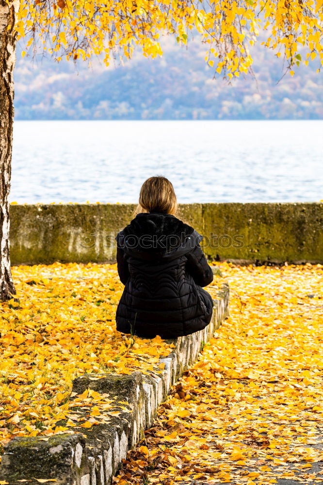 Similar – Image, Stock Photo Little thoughtful boy