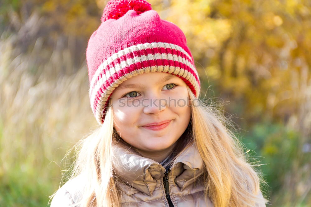 Similar – Pretty young woman smiling at the camera