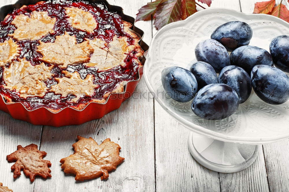 Similar – Image, Stock Photo pie with cherry filling