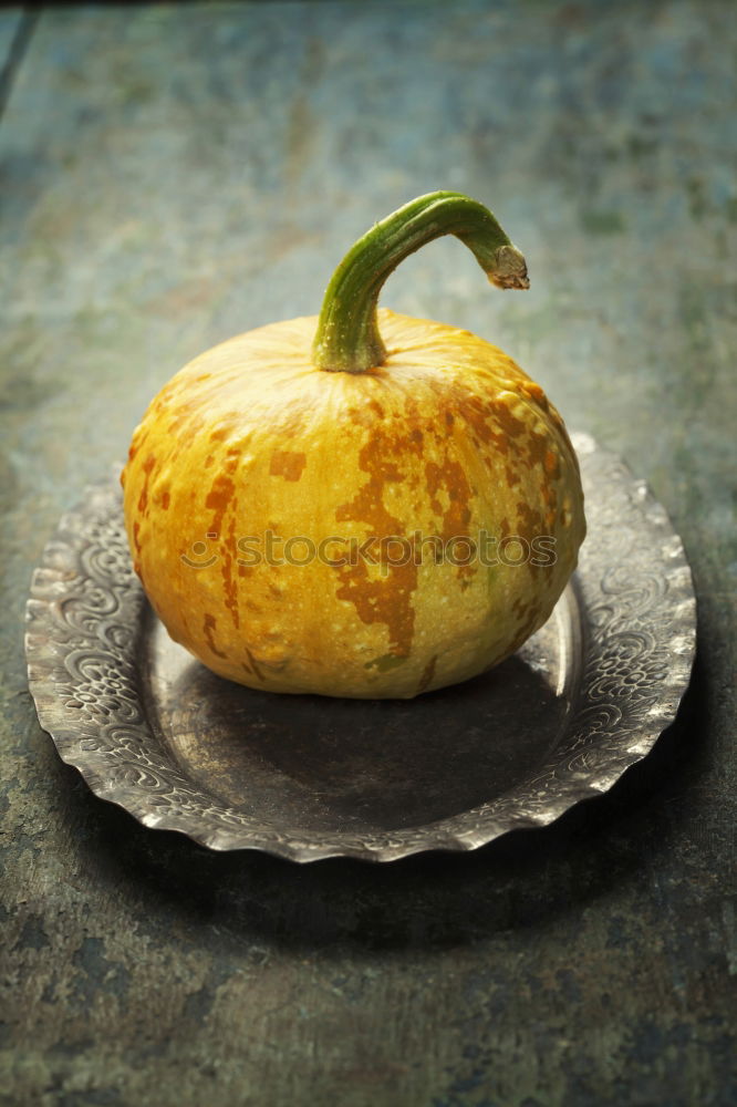 Similar – Image, Stock Photo ripe pear with stem on blue plate